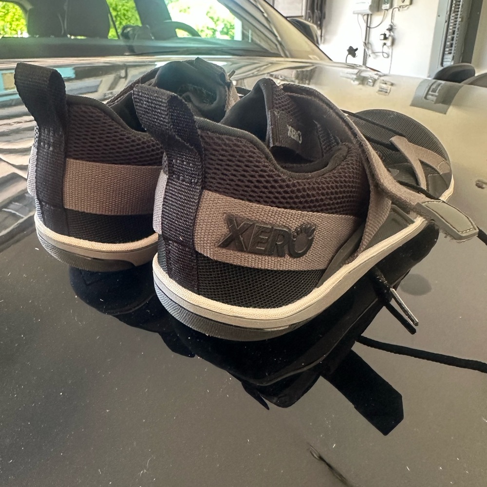 Xero Black and Gray Sneakers
